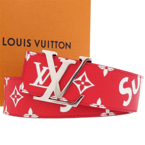 supreme lv belt white|supreme louis vuitton belt.